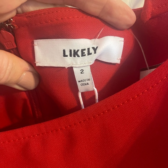 NWT Gorgeous Likely form fitting red dress. Date Night or Sassy Christmas dress. - Picture 4 of 7